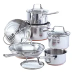 Serray 12-Piece 5-Ply Copper Core Stainless Steel Cookware Set - Image 2