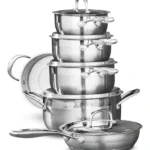 Serray Classic 11-Piece 3-Ply Stainless Steel Cookware Set
