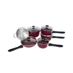 Serray Classic 11-Piece Forged Aluminum Nonstick Cookware Set - Image 4
