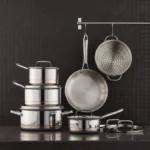 Serray Professional 12-Piece 5-Ply Copper Core Stainless Steel Cookware Set - Image 2
