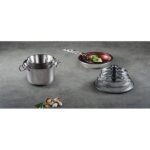 Serray Signature 10-Piece Stacking Stainless Steel Cookware Set – Aluminum Base, Induction Compatible - Image 7